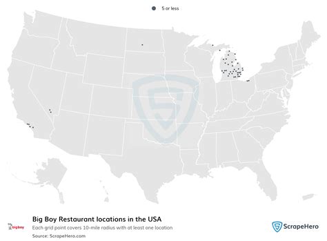 Number of Big Boy Restaurant locations in the USA in 2024 | ScrapeHero