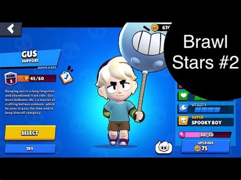 Megszereztem Gus T Az J Karaktert Brawl Stars Youtube