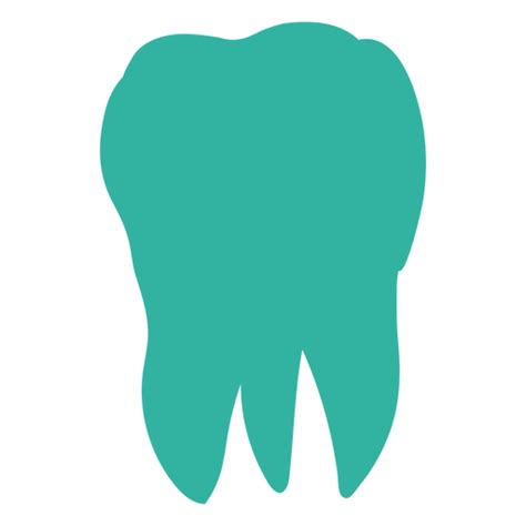 Design Png E Svg De Silhueta Molar Do Dente Para Camisetas