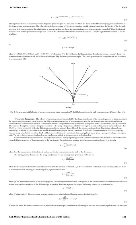 Tafel Equation Electrode Reactions Big Chemical Encyclopedia