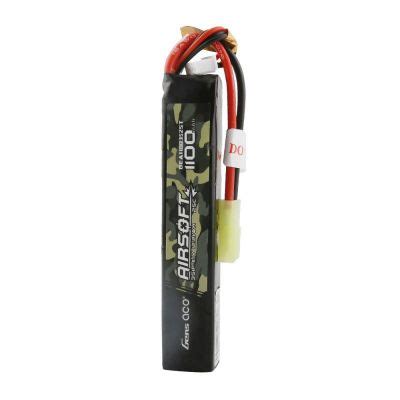 Batterie Li Po 11 1 V 1100 MAh 25 C Tamiya 1 Stick Gens Ace Airsoft