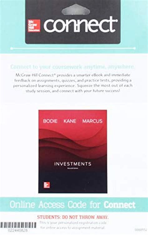 Connect Finance With LearnSmart 1 Semester Access Card For Investments