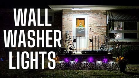 Outdoor Wall Washer Lights Wall Washer Lighting Youtube