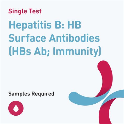 Medical Diagnosis - Hepatitis B: HB Surface Antibodies (HBs Ab; Immunity)