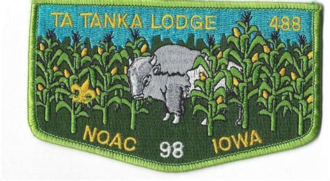 OA Lodge 488 Ta Tanka S Flap NOAC 1998 Green Bdr EBay