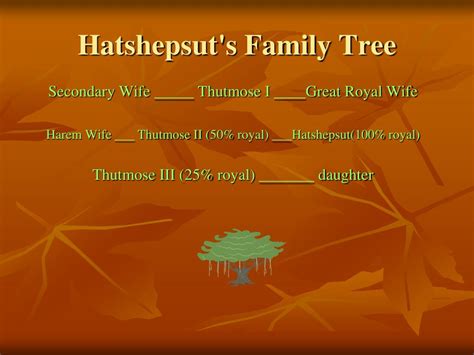 Hatshepsut Family Tree