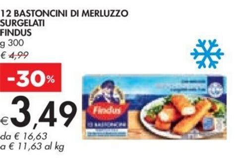 Bastoncini Di Merluzzo Surgelati Findus Findus G Offerta Di Bennet