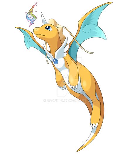 Mega Dragonite By Alounea On Deviantart