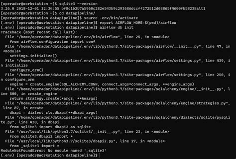 Modulenotfounderror No Module Named Sqlite Engenharia De Dados