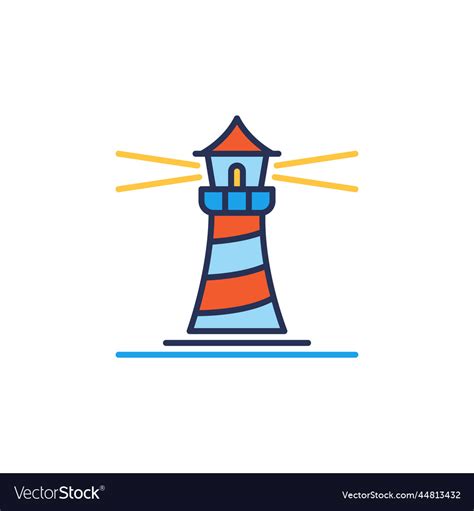 Cute Lighthouse Clipart Image