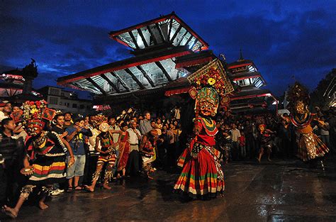 This Is How Indrajatra Nepals Biggest Street Festival Was Celebrated