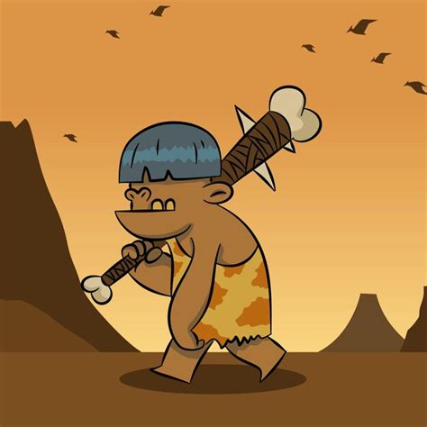 Premium Vector Caveman 2