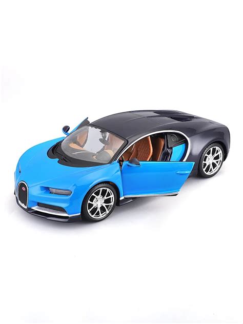 Auto Maisto Bugatti Chiron Modr Assembly Line Penta Cz