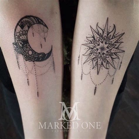 Matching Sun And Moon Tattoo Design Ideas 16 Moontattooideas Tattoo