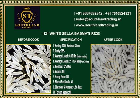 Mm Pusa White Sella Basmati Rice Pp Bag Kg At Rs Kg In Chennai