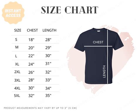 Gildan 8000 Size Chart G800 Gildan G800 Digital Dryblend Etsy