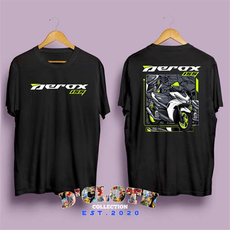 Jual Kaos Yamaha Aerox Cc Racing Style Katun Pe S Lengan Pendek