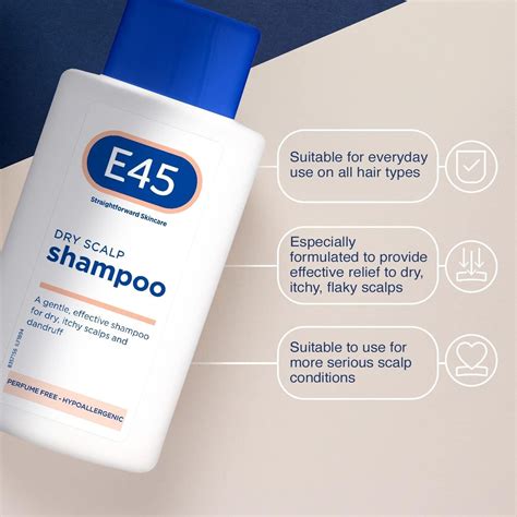 E45 Dermatological Dry Scalp Shampoo 200 Ml For Scalp Anti