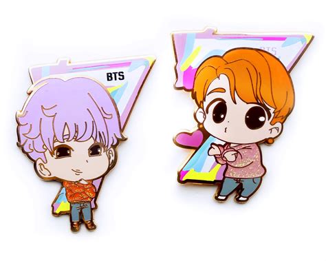 Buy Ekoi Bts Enamel Pins Of The Soul 7 Bts Character Merchandise Cute