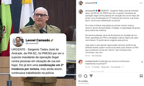 Angico Dos Dias Esporte E Not Cias Urgente O Sargento Tadeu Jos De