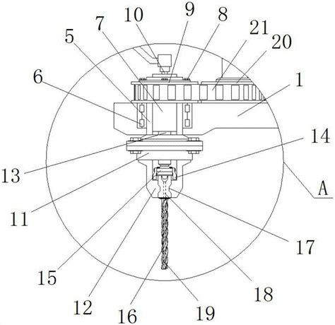 一种高安全性能机械零部件加工用钻孔机器装置的制作方法