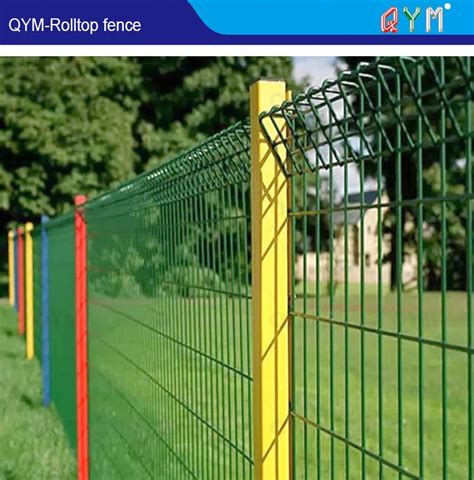 Rolled Top Fence Welded Mesh Brc Fence High Quality Rolled Top Fence