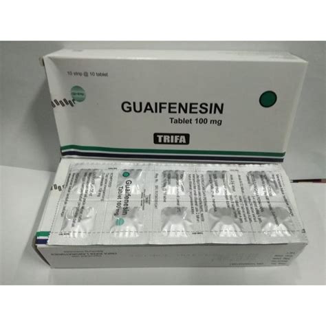 Jual Guaifenesin 100mg Trifa Strip Shopee Indonesia