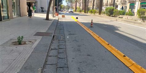 Messina Lavori Per La Pista Ciclabile Cordoli Anche Sul Viale San