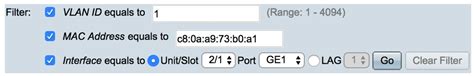 Dynamic MAC Address Management On The Sx500 And SG500X Series Stackable