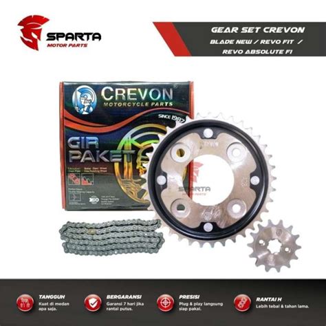 Jual Gear Set Gir Paket Blade Fi Revo Fit Fi Supra X Fi New