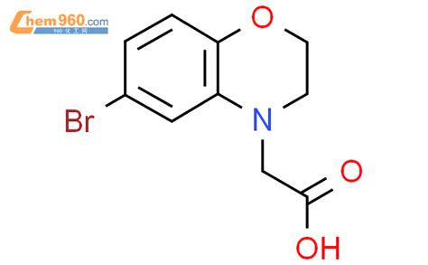 1171632 22 6 6 Bromo 2 3 dihydro 4H 1 4 benzoxazin 4 yl acetic acid化学式