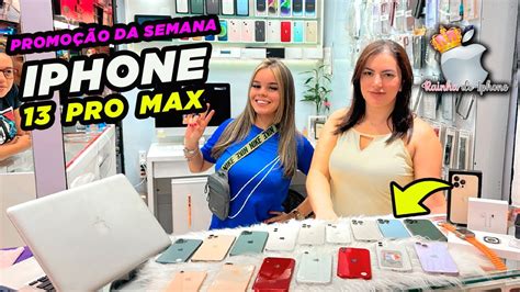 IPHONE 13 PRO MAX BARATO Mais um 3 câmeras Menor Preço na Rainha