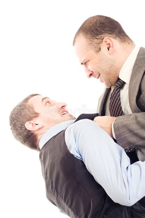 Angry Business Men Fighting Stock Photo - Image: 7471942