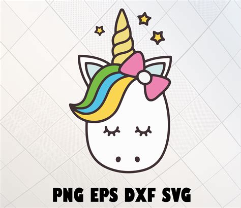 Cara De Unicornio Svg Unicornio Svg Cabeza De Unicornio Svg Etsy Espa A