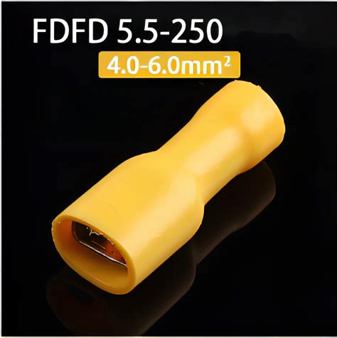 Fdfd Female Full Insulated Quick Connector Terminal Crimp Terminal Awg