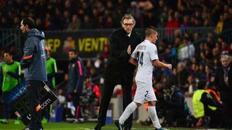 Ligue Des Champions Barcelone Psg Laveu De Laurent Blanc Sur Le