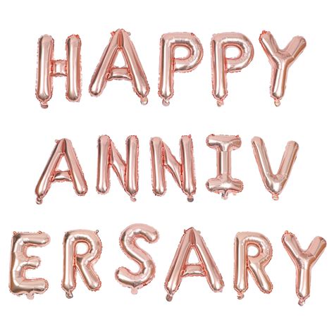 1 Set Happy Anniversary Balloon Anniversary Party Balloon Party Decor