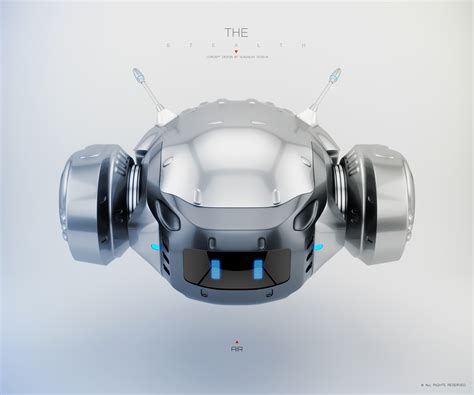 Stealth drone on Behance