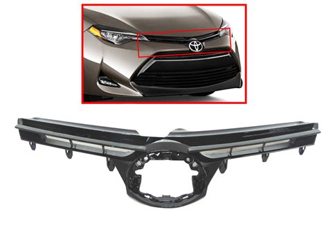 The 2017 2018 2019 Toyota Corolla Front Bumper Upper Grille Texas E Parts X Brand Is An