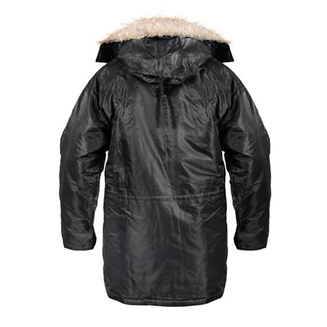 Rothco N 3b Snorkel Parka Black All Security Equipment