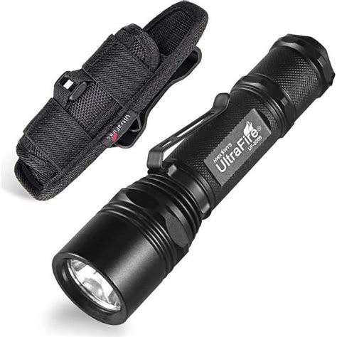 Wf B Lampe Torche Led Puissante Lumens Modes Avec Tui Pour