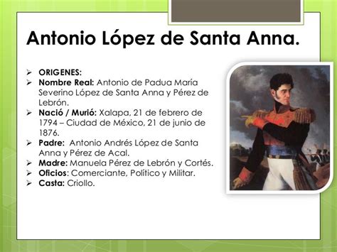 Antonio Lopez De Santa Anna