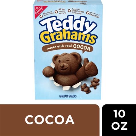 Teddy Grahams Chocolate Cookies, 10 oz - Kroger