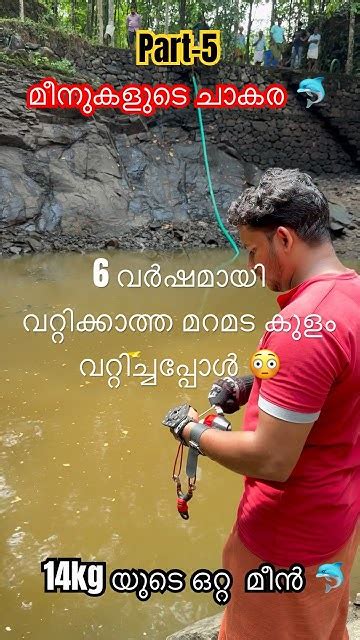 14kg യുടെ ഒറ്റ മീൻ 🐬6 വർഷമായി വറ്റിക്കാത്ത പാറമട കുളം വറ്റിച്ചപ്പോൾ 😳