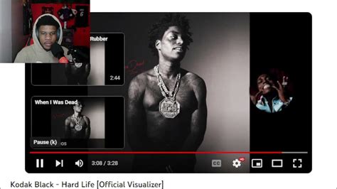 Von Reacting To Kodak Black Hard Life Youtube