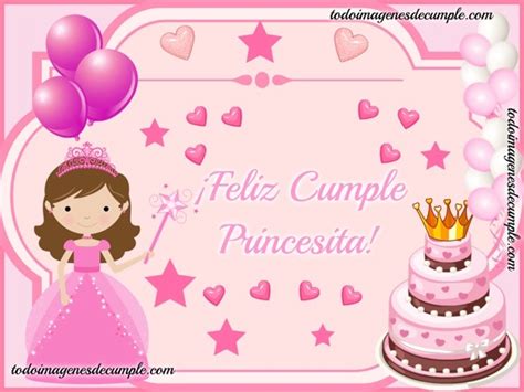 Imágenes De Feliz Cumple Para Princesitas