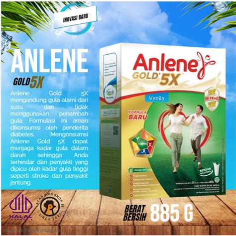 Jual Anlene Gold X Gr Plus Vanila Coklat Original Plain Gr