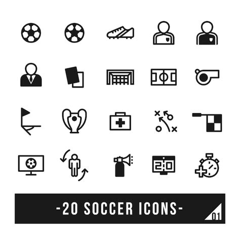 Premium Vector Soccer Vector Icon