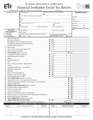 Fillable Online Ador State Al Et W Inst Alabama Department Of