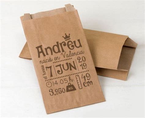 Bolsas Kraft Personalizadas Para Bodas Con Agradecimiento